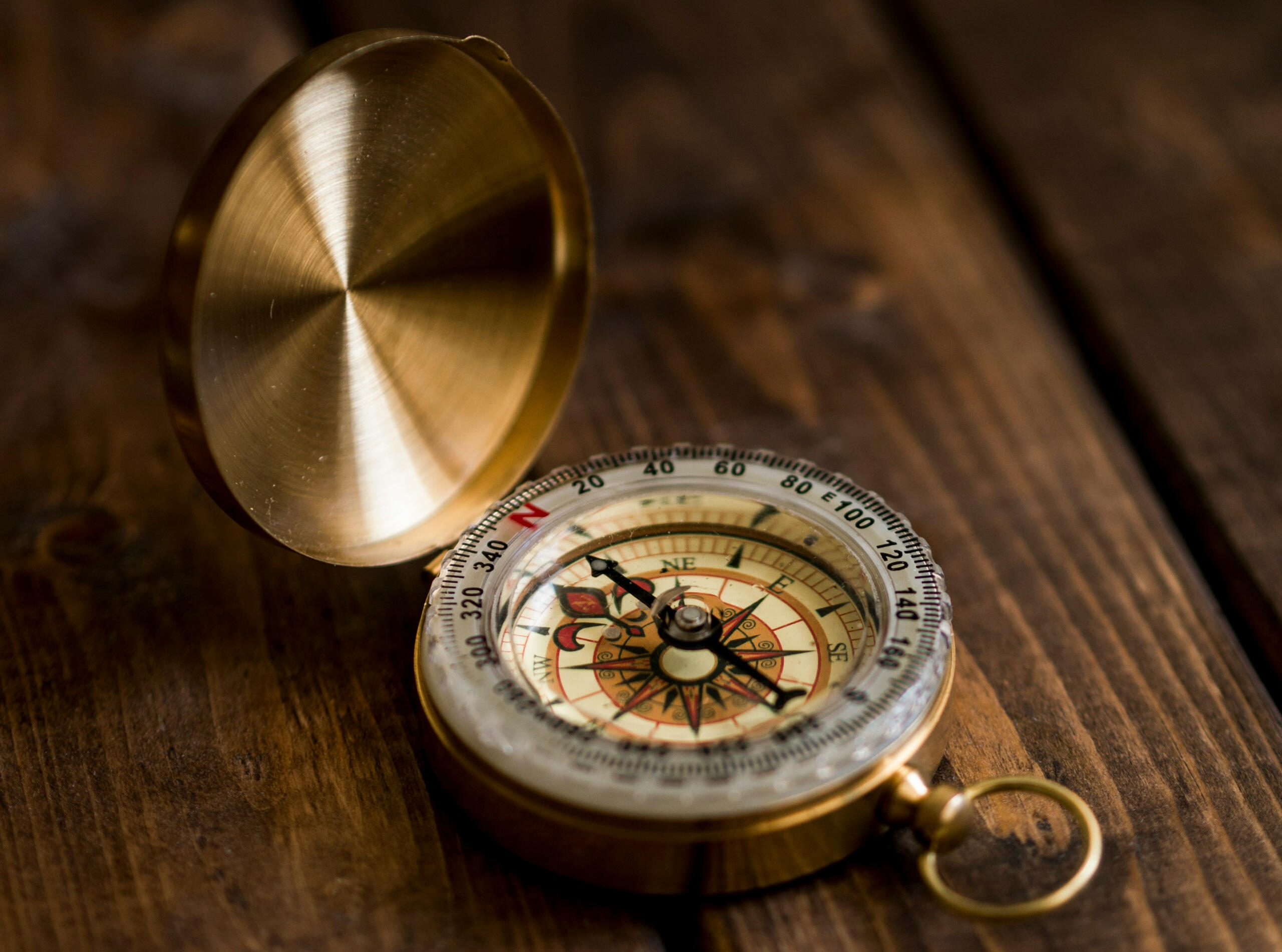 Compass symbolizing fractional executive leadership guiding businesses towards sustainable success and strategic decisions.